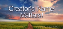 Creator's name matters!